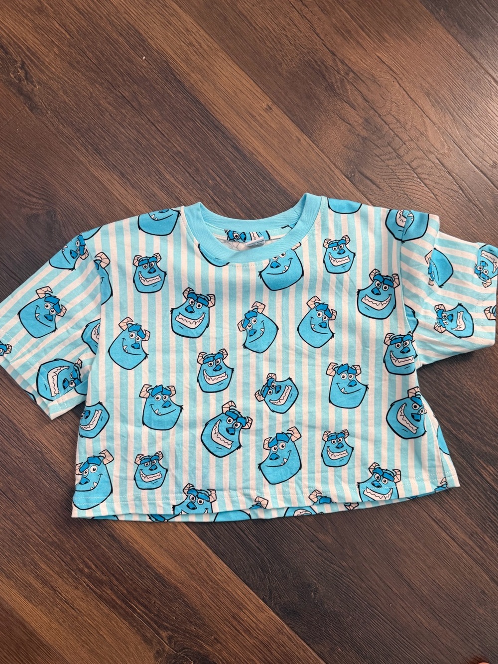 Wild Rich Kids - Light Blue Striped Kids Tee w/ Sully